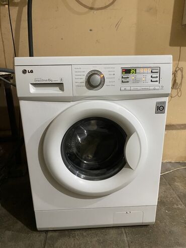 Kondisionerlər: Paltaryuyan maşın LG, 6 kq, Avtomat, Qurutmasız