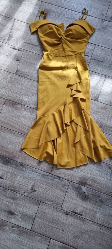zlatni pojas za haljinu: M (EU 38), bоја - Braon, Drugi stil, Top (bez rukava)