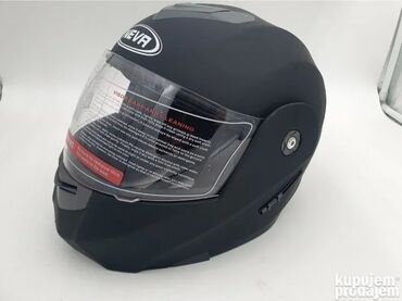 Ostali motocikli i skuteri: Kaciga FLIP UP za motor HOMOLOGOVANA Kaciga za motor Flip up — 4