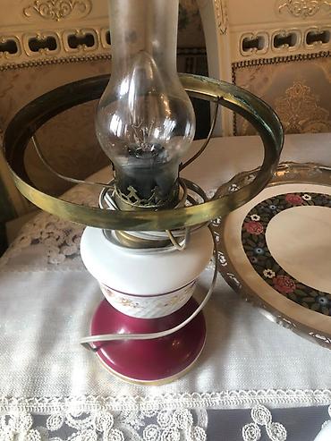 Ev üçün dekor: Reichenbach masaüstü lampa, Almaniya istehsalı — 2