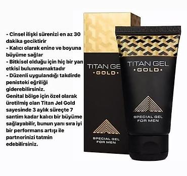 Titan gel gold penis böyüdücü gücləndirici erkən boşalma ya qarşı tam