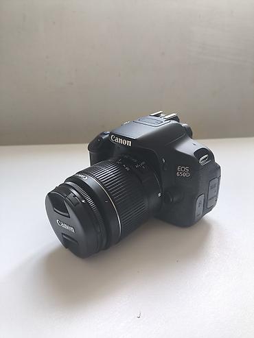 Fotokameralar: Canon EOS 650D Full Kit – Çox az işlənib (Probeq 10k) ​Həm yeni — 1