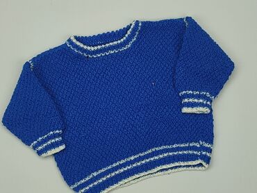 sweterek wiązany z przodu: Sweter, 0-3 m, stan - Zadowalający