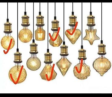 Rasveta: LED Retro Edison filament sijalica dimabilna toplo bela 3-6W. Prolećna — 3