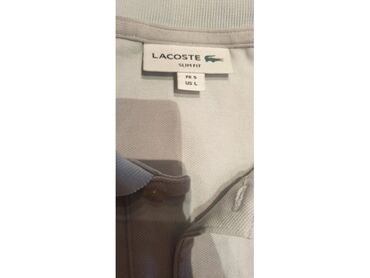 pull and bear majice: LACOSTE original majica polo, sa kragnicom, svetlo plava boja, broj 5