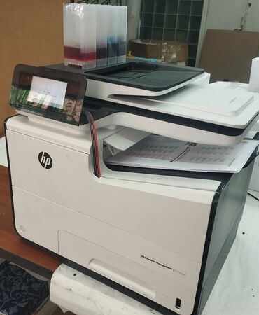 Принтеры: Принтер HP PageWide MFP P57750dw, комплект донорка чип (авто сброс)