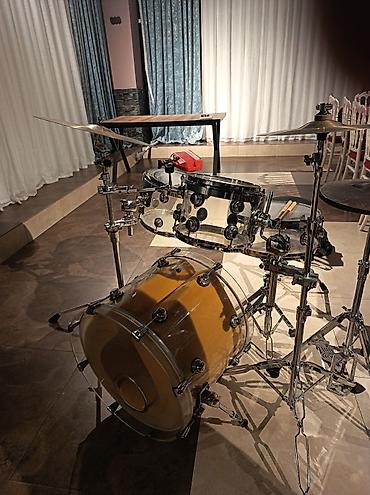 zerb aleti: Akustik nağara dəsti – akril (şəffaf) korpusu mapexs durum drums — 3
