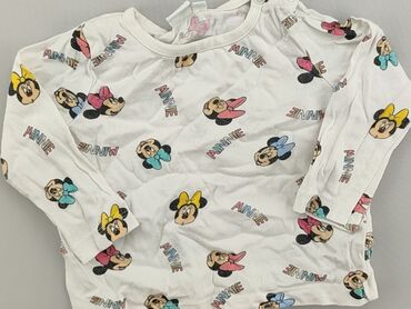 modne białe bluzki: Bluzka, Disney, 3-6 m, stan - Dobry