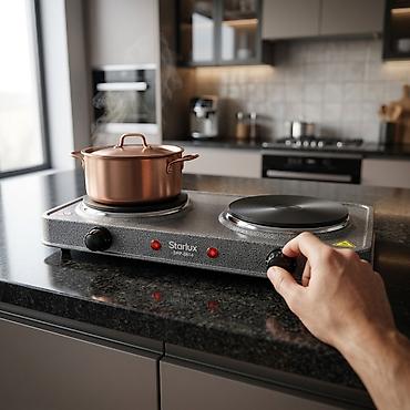 Elektrik sobaları: № 9232 Məhsulun adı: Masaüstü elektrik bişirici Starlux SHP-5814 — 2