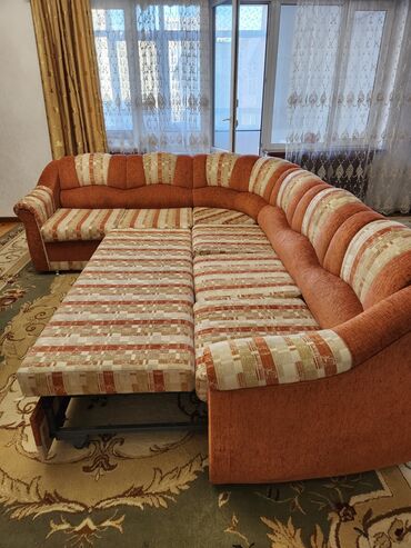 продам бу мебель бишкек: Диван угловой,в отличном состоянии,чистый.Производство Турция. Размеры