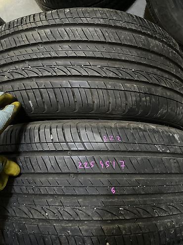 45: Шины 225 / 45 / R 17, Лето, Б/у, Пара, Легковые, Корея, Kumho — 1