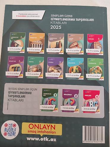 turk kitabları: Məhsul: “Azərbaycan dili – 2025 Test Toplusu” (9 illik) Təsvir: - — 3