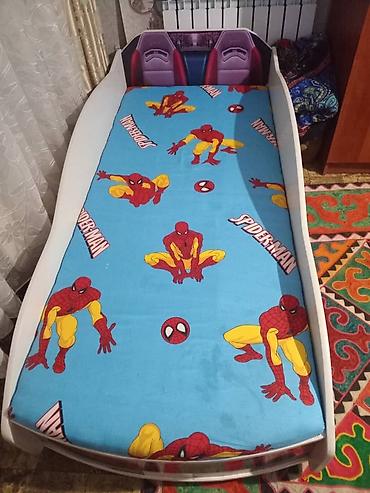carrello коляска: Детская кровать-машина «Человек-паук» - Яркий дизайн в стиле — 1