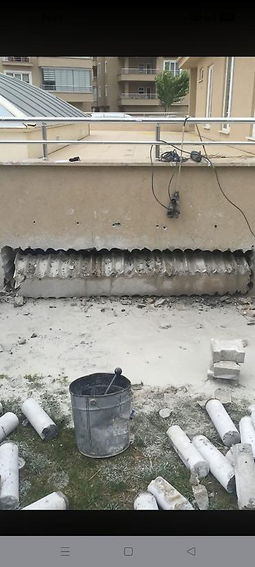 dəmir su baki: Beton kesim senarez sinarez karot beton kəsimi qapı yeri kesme beton — 5