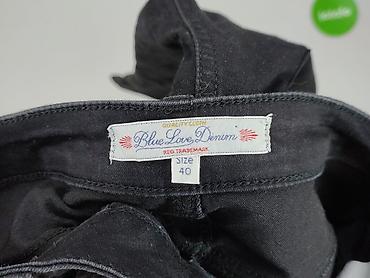 klapki pitbull 43: Denim, Jeansy damskie, rozmiar L — 4