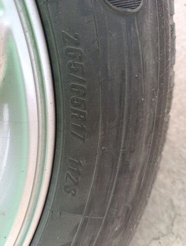 диски мейкап: Дөңгөлөктөр монтажда 265 / 65 / R 17, Жай, Колдонулган, Комплект, Жол тандабастар (АТ/МТ), Куйма, тешиктери - 6