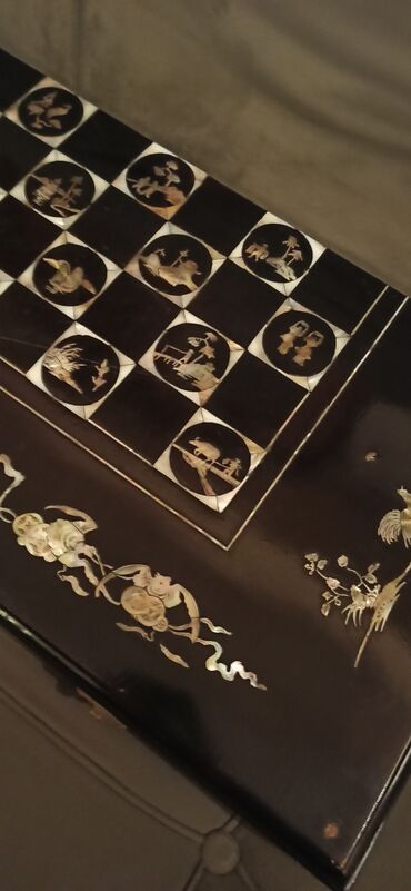 Nərdlər: İnkrustasiyalı nərd-şehi (ikiüzlü) dəsti нерд и шахмат 1969 год - — 4