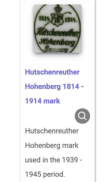 Činije: Corbaluk 1939 do 1945g.Bavaria Hutschenreuther H. Nemacki corbaluk — 8