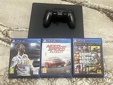 PS4 (Sony Playstation 4): Sony PlayStation 4 Slim 500gb ✅В идеальном состоянии ✅3 игры в — 4