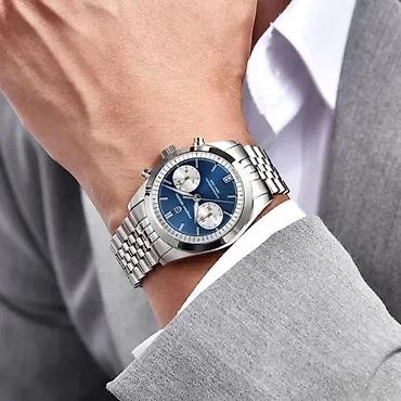 Ručni satovi: PAGANI DESIGN PD-1775 - 37.5mm - Plava - Seiko VH64 Potpuno nov muški — 11