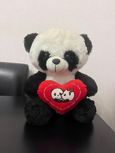 Yumşaq oyuncaq dəsti – panda və it - Panda fiqurlu plyuş oyuncaq