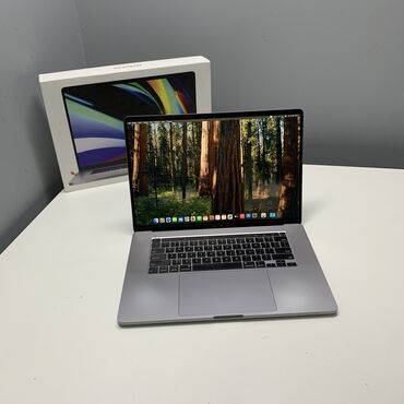 макбук про 16 2019: Ноутбук, Apple, 16 ГБ ОЗУ, Intel Core i7, 16 ", Б/у, Для работы, учебы, память NVMe SSD