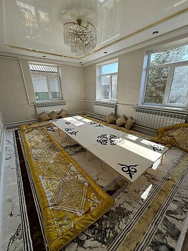 table study: Складной дастарханный стол из массива (наполный, низкий) - Тип — 1