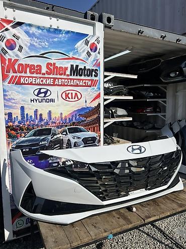 sonata d8: Бампер Hyundai, Б/у, Оригинал — 3