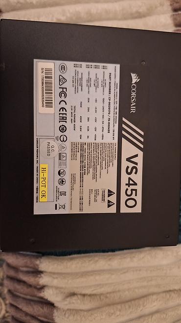 nar mifi modem: Corsair 450W qida bloku aşağı sərfiyyatlı sistemlər üçün işlək — 3