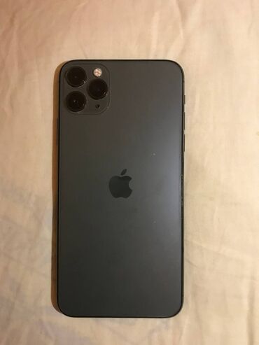 Apple iPhone: IPhone 11 Pro Max, Б/у, 256 ГБ, Space Gray, Защитное стекло, Чехол