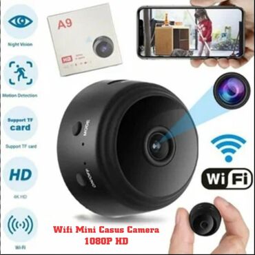 xiomi not 9 pro: Wifi Camera Mini Casus yüksek efektli ve gizli ışığı 1080p HD ev