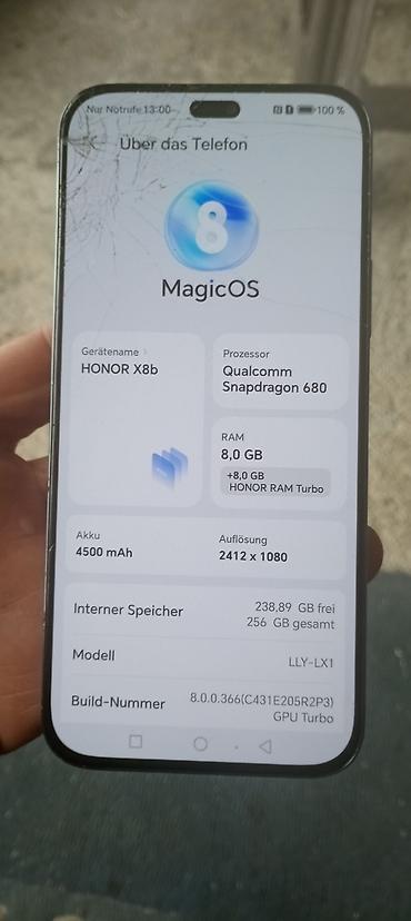 xiaomi redmi note 11 polovan: Honor X8b Ds, 8/256GB, oba slota rade na svim mrežama i potpuno — 7