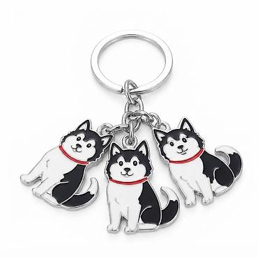 kipling monkey: Брелок Хаски 🐾 Стильный брелок с милыми собачками хаски. Подходит для — 1