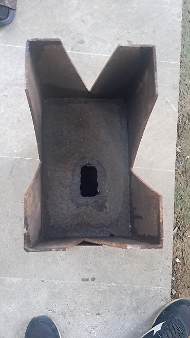 ritual samlar: Metaldan hazırlanan odun/kömür sobası – vertikal tip - Material — 3