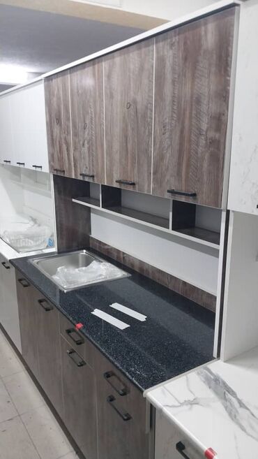 Кухонные гарнитуры: Кухонный гарнитур, Новый, цвет - Белый, ДСП, Платная доставка — 10