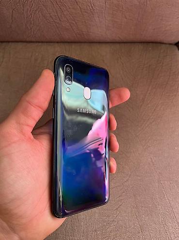 samsung qiymeti irşad: Samsung Galaxy A40, 64 GB, rəng - Göy, Barmaq izi, İki sim kartlı — 4