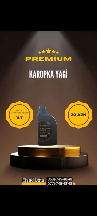 Инструменты для авто: PREMIUM “Karopka yağı” və servis paketi - Avtomatik transmissiya üçün