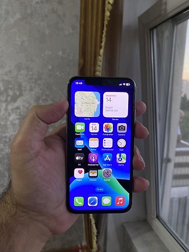 iphone x satisi: IPhone X, 64 GB, Gümüşü, Face ID — 2