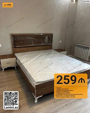 Ev üçün mebel: Çarpayı dəsti – La Mini - Ölçülər: 160 × 200 sm - Mexanizm — 1