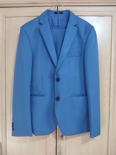 Костюмы: Мужские костюмы (два комплекта) 1) Костюм синий (бренд на ярлыке: GQ) — 1