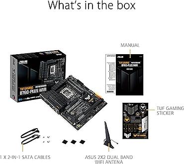 asus computers: Asus Tuf B760-Plus DDR5 Wifi Niyə ASUS TUF GAMING B760-PLUS WIFI — 2