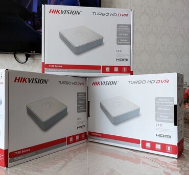 купить бу пластиковые окна: DVR hikvision təcili satılır 4 səsli və rəngli kameraları desteyliyir