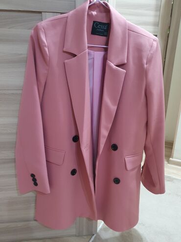 пиджаки женские: Пиджак, Классическая модель, 4XL (EU 48)