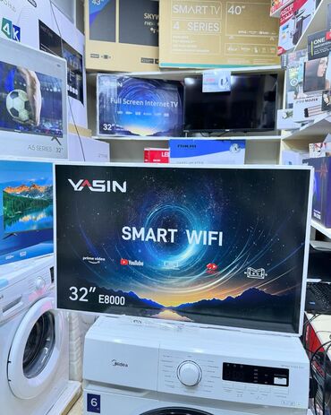 телевизор smart tv: 🔥🔥АКЦИЯ ‼️👍🔥 У нас самый низкий цены. Акция!!! Ясин 32 дюм диагонал