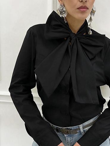 Košulje: 🔥Elegantna svetloplava košulja sa velikom mašnom ✅Dostupna u vise boja — 13
