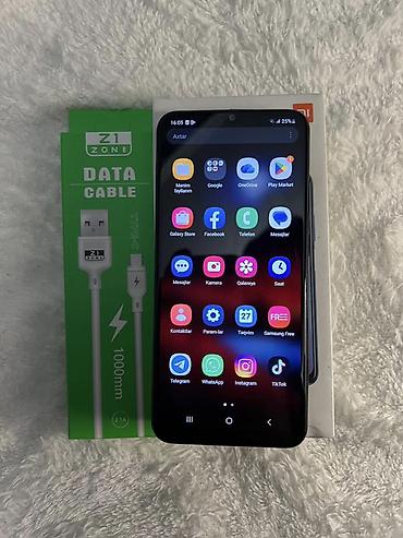 samsung galaxy a03 core: Samsung Galaxy A03, 64 GB, rəng - Qara, Barmaq izi, Face ID — 3