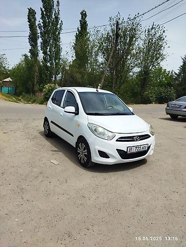 Hyundai i10: 2012 г., 1.2 л, Механика, Бензин, Хэтчбэк at lalafo.kg Hyundai i10: 2012 г., 1.2 л, Механика, Бензин, Хэтчбэк