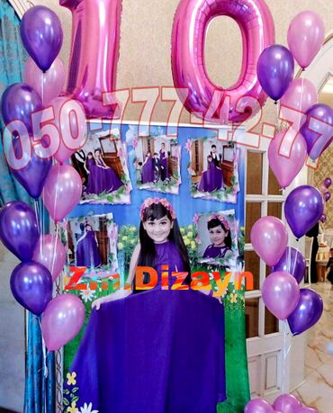Başqa xidmətlər: Helium sarlari. sarlarla dekorlar. Tedbir shar. Tedbirlerin — 15