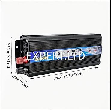 İnverterlər: Yeni Inverter, 3000-5000 Vt, 12 - 220 volt, Rayonlara çatdırılma, Ünvandan götürmə, Ödənişli çatdırılma — 20