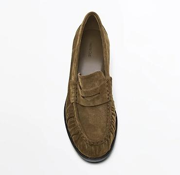 волосы на заколка: Лоферы, 37, Massimo Dutti, Новый, цвет - Коричневый — 3